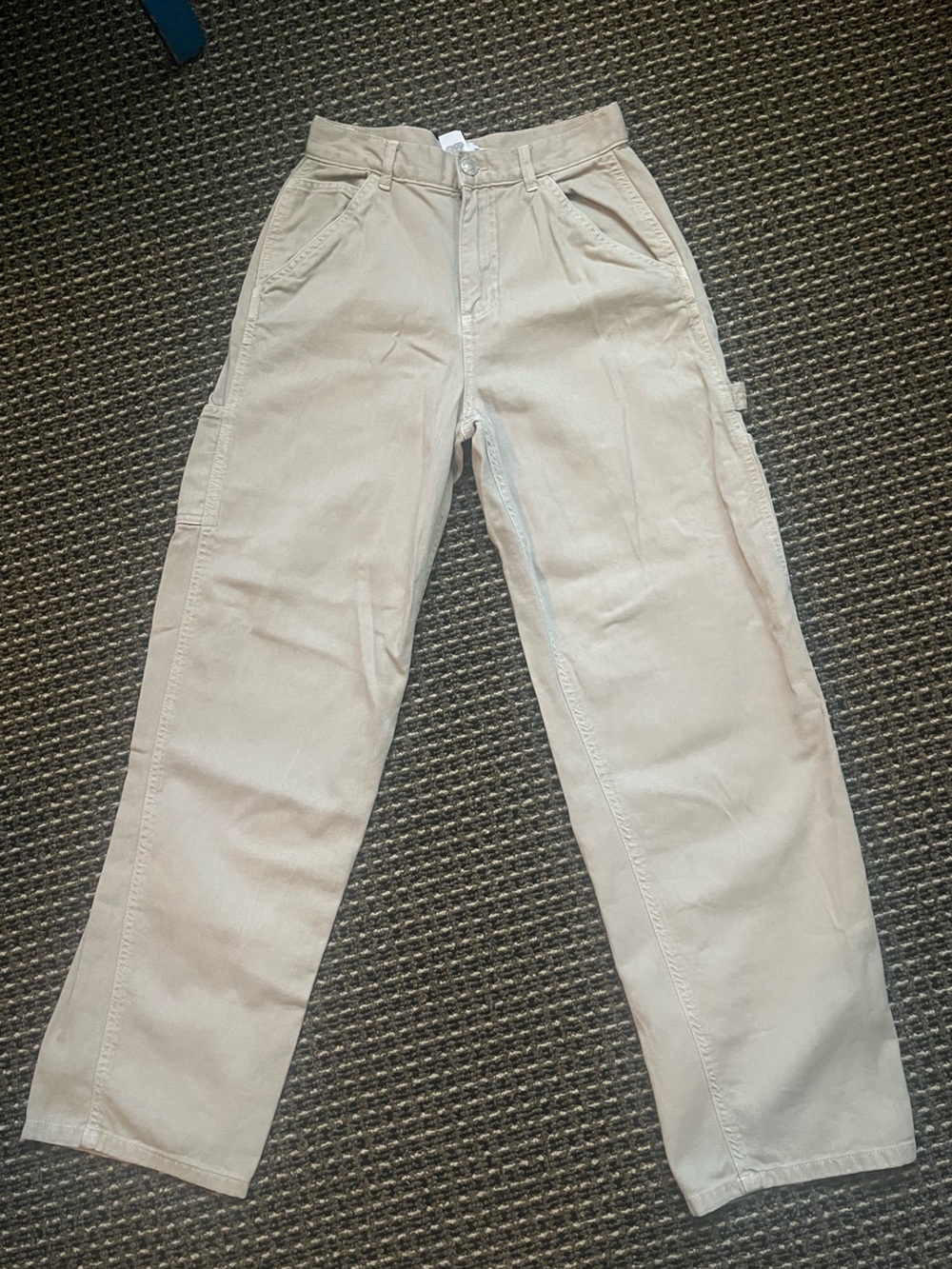 Garage Khaki Cargo Jeans - Picture 1 of 3